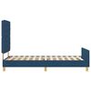 vidaXL Bedframe met hoofdeinde Blauw 80 x 200 cm Stof