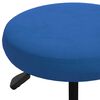 vidaXL Eetkamerstoelen 4 st fluweel blauw