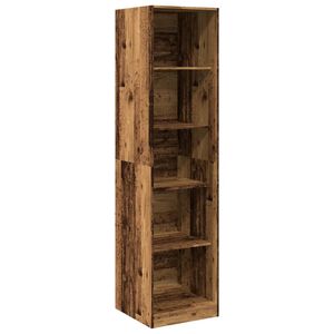 vidaXL Kledingkast 50x50x200 cm bewerkt hout oud hout