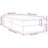 vidaXL Opbergbed met matras met matras Roze 90 x 190 cm Fluweel