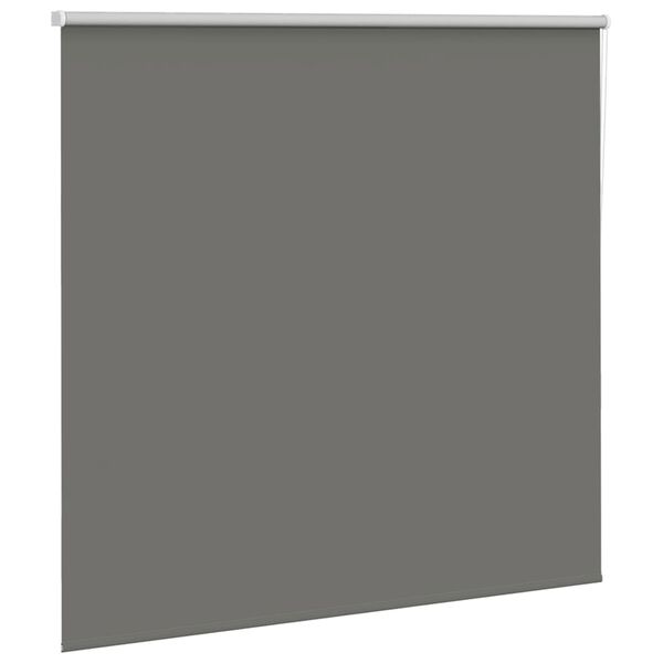 vidaXL Rolgordijn verduisterend 155x150 cm stofbreedte 151,6 cm grijs