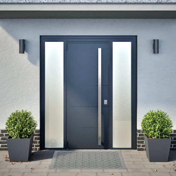 vidaXL Plantenbakken 2 st 40x40x40 cm staal antracietkleurig