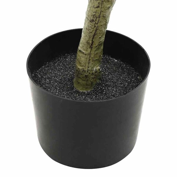 vidaXL Kunstcitroenboom 136 blaadjes 120 cm groen