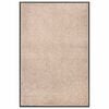 vidaXL Deurmat 80x120 cm beige