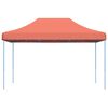 vidaXL Partytent inklapbaar pop-up 440x292x315 cm terracotta