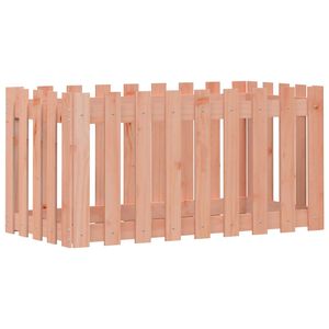 vidaXL Plantenbak verhoogd hekontwerp 100x50x50 cm massief douglashout
