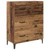 vidaXL Dressoir Oud hout 69,5 x 34 x 90 cm Gemonteerd hout en ijzer