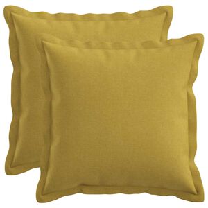 vidaXL Kussensloop 2 pcs HOUTEN Lichtgroen 30 x 30 cm Faux Linnen