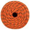 vidaXL Boottouw 10 mm 25 m polypropyleen oranje