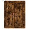 vidaXL Wandkast 69,5x34x90 cm bewerkt hout gerookt eikenkleurig
