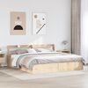 vidaXL Bedframe met hoofdbord massief grenenhout 180x200 cm