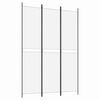 vidaXL Kamerscherm met 3 panelen 150x220 cm stof wit