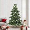 vidaXL Kunstmatige Inklapbare Kerstboom Groen 210 cm PVC en staal