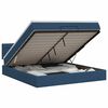 vidaXL Ottoman bed met matras met hoofdeinde Blauw 140 x 190 cm Stof