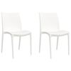 vidaXL Tuinstoelen 2 st 50x46x80 cm polypropeen wit