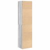 vidaXL Boekenkast 31x24x127 cm bewerkt hout grijs sonoma eikenkleurig
