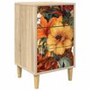 vidaXL Nachtkastje GENNEP Sonoma Eiken 36 x 33 x 60 cm Bewerkt hout