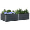 vidaXL Plantenbak Antraciet 195 x 100 x 45 cm Gegalvaniseerd staal