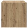vidaXL Wandkast 2 pcs Artisan Eiken 37 x 37 x 37 cm Bewerkt hout