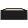 vidaXL Bedframe zwart 90x190 cm