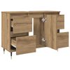 vidaXL Badkamerkast 80x33x60 cm bewerkt hout artisanaal eikenkleurig