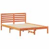 vidaXL Bedframe Wasbruin 140 x 190 cm Massief grenenhout