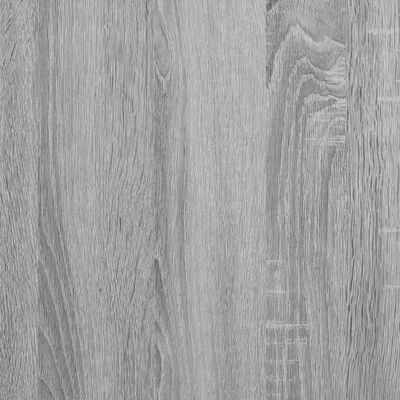 vidaXL Keukentrolley 82x40x78,5 cm bewerkt hout grijs sonoma eiken