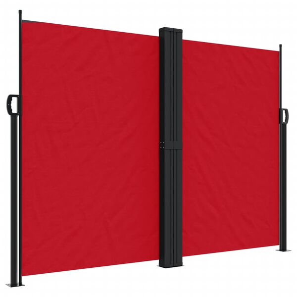 vidaXL Windscherm uittrekbaar 180x1200 cm rood