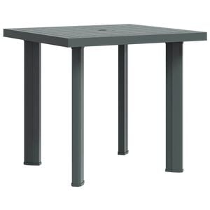 vidaXL Tuintafel 80x75x72 cm kunststof groen