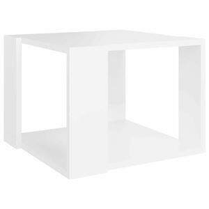 vidaXL Salontafel 40x40x30 cm bewerkt hout wit