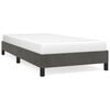 vidaXL Bedframe zonder matras 90x190 cm fluweel donkergrijs