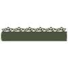 vidaXL Gazonranden 10 st 103 x 0,05 x 22 cm Staal Olijfgroen