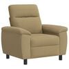 vidaXL Bank Licht Bruin 95 x 90 x 95 cm Stof