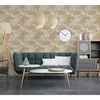 DUTCH WALLCOVERINGS Behang Tropical beige en goudkleurig