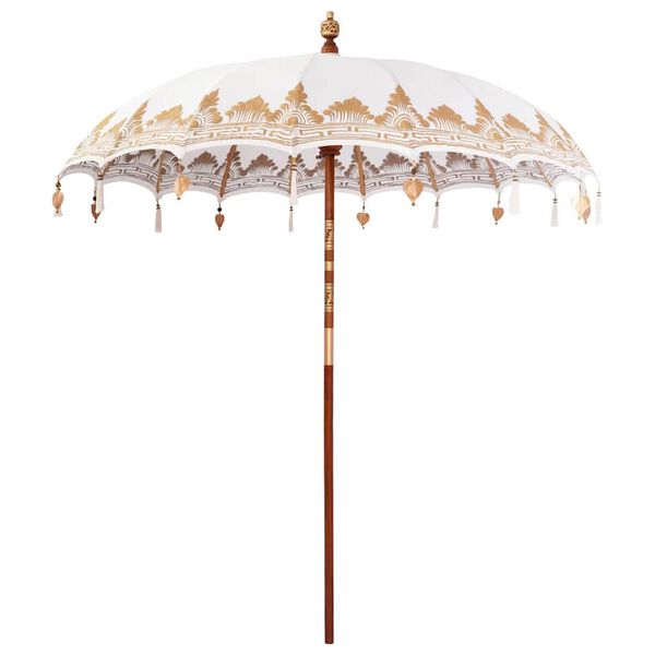 vidaXL Balinese Parasol Cr&egrave;me 215 x 215 x 260 cm