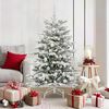 vidaXL Kunstmatige Inklapbare Kerstboom Wit 150 cm PE en PVC