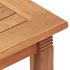 vidaXL Tuintafel 200x100x75 cm massief teakhout
