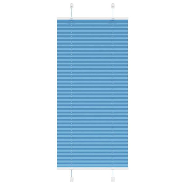 vidaXL Pliss&eacute; rolgordijn 65x100 cm stofbreedte 64,4 cm polyester blauw
