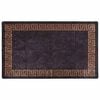 vidaXL Vloerkleed wasbaar 120x180 cm zwart en goudkleurig