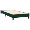 vidaXL Boxspring met matras fluweel donkergroen 100x220 cm