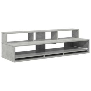 vidaXL studiobureau Betongrijs 110 x 42,5 x 36 cm Bewerkt hout