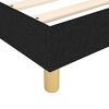 vidaXL Boxspring bed 100x200 cm stof zwart