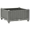 vidaXL Plantenbak verhoogd 40x40x23 cm polypropeen