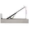 vidaXL Bedframe met opslag hydraulisch kunstleer wit 100x200 cm