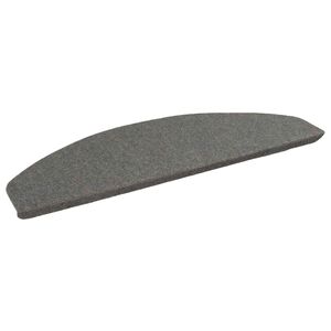 vidaXL Zelfklevende Trapmatten 15 st 80 x 28 x 3,5 cm Grijs