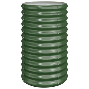 vidaXL Plantenbak 40x40x68 cm gegalvaniseerd staal groen