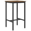vidaXL Bartafel 52 x 52 x 110 cm Bewerkt hout Oud hout Rechthoekig