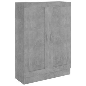 vidaXL Boekenkast 82,5x30,5x115 cm bewerlt hout betongrijs