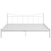 vidaXL Bedframe metaal wit 200x200 cm