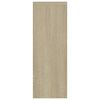 vidaXL Wandschap 45,1x16x45,1 cm bewerkt hout sonoma eikenkleurig